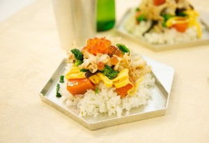 はなびら茸のちらし寿司＜レシピ動画付＞-レシピ写真1