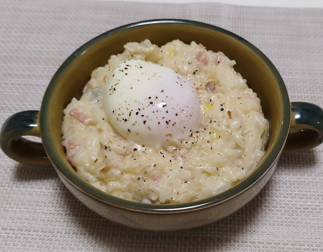 ハナビラタケレシピ写真1_ハナビラタケのリゾットレシピ